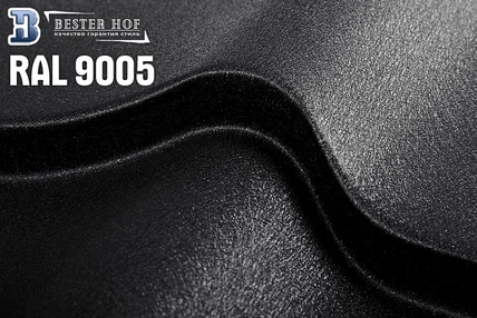 Металлочерепица RAL 9005 МАТ